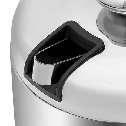 Seau à glace isolé double paroi 1,3 L avec pinces et couvercle