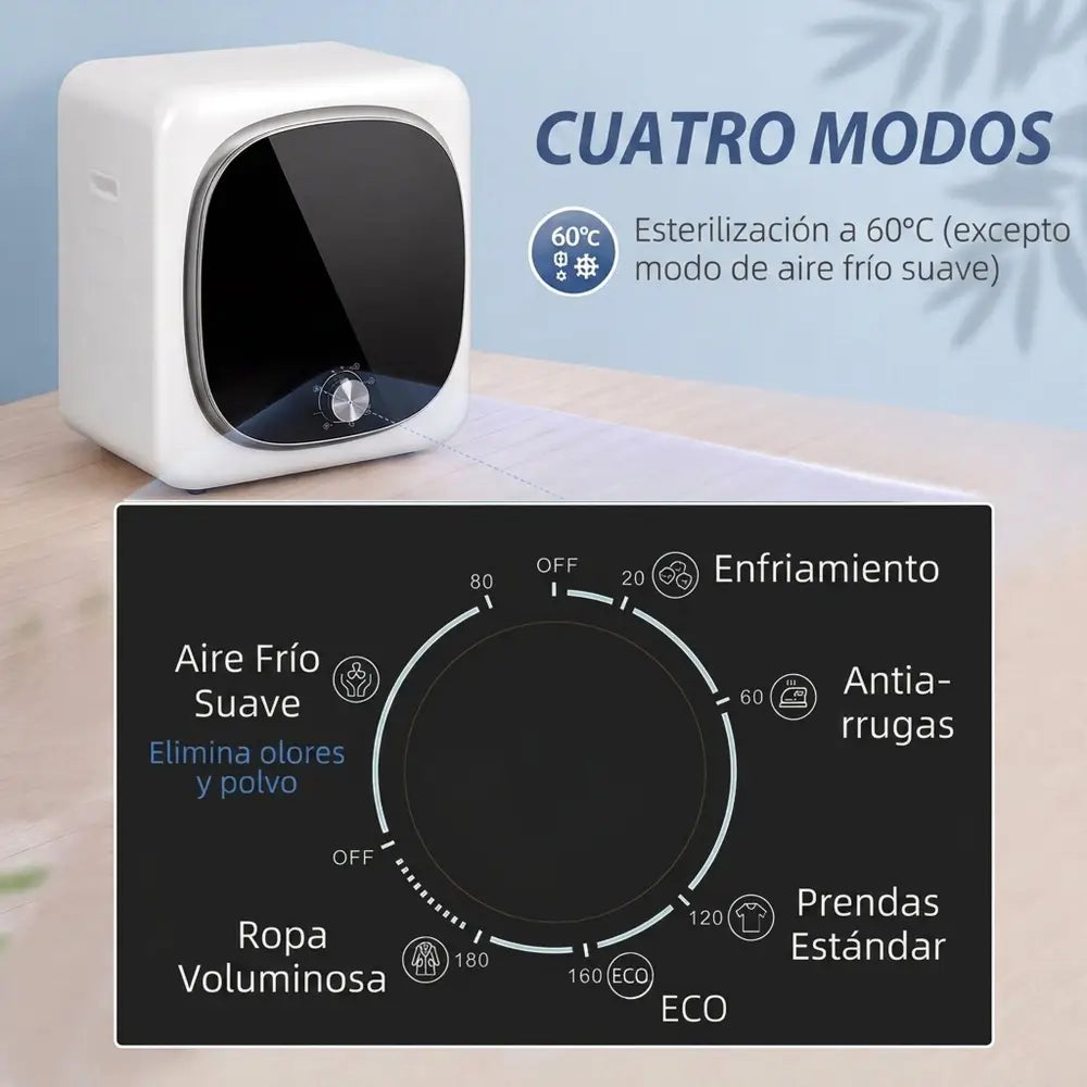Sèche-linge compact 4 kg 800 W – 5 programmes - Espagne - Sèche-linge compact