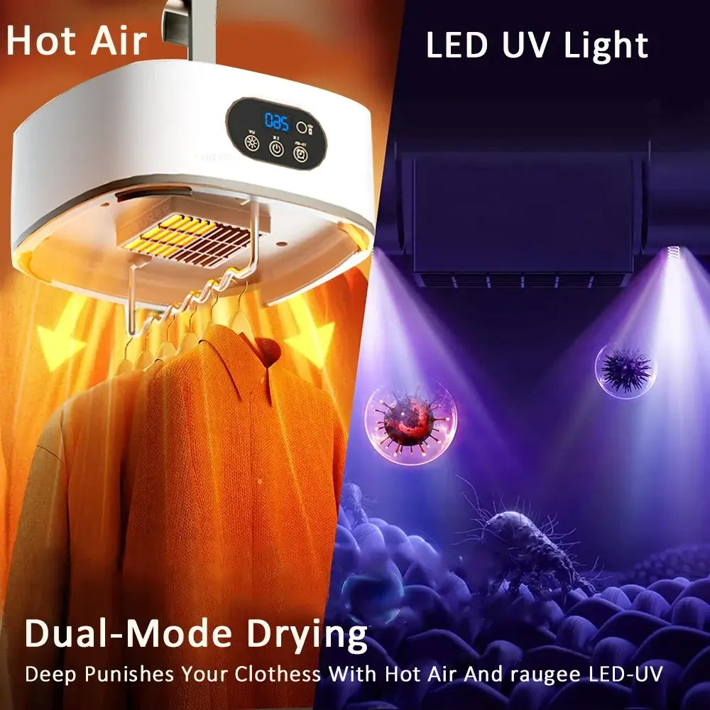Sèche-linge électrique pliable avec télécommande – prise UE – photo produit 4