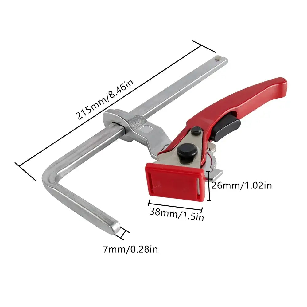 Serre-joints pour rail de guidage MFT – lot de 2 à cliquet - Serre-joints pour rail de guidage