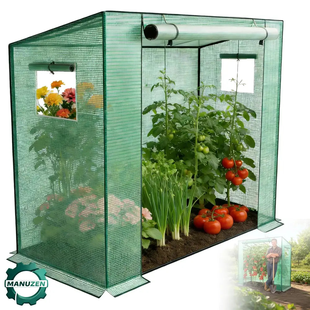 Serre tomates PE 140 g/m² – 200 × 80 × 150 cm – vue principale