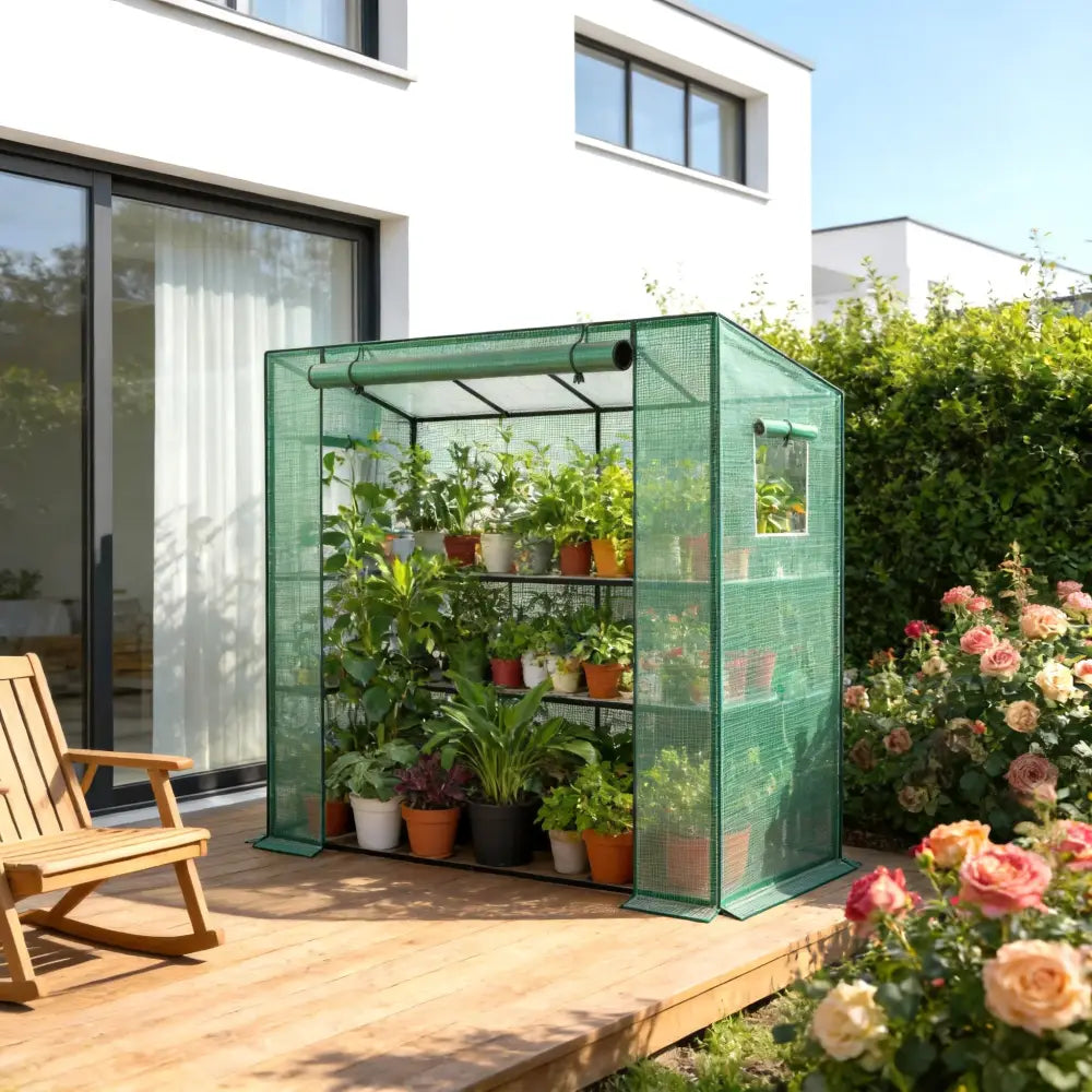 Serre tomates PE 140 g/m² – 200 × 80 × 150 cm – détail 4