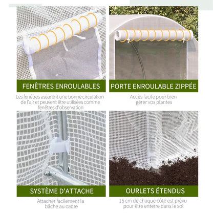 Serre tunnel 8 m² – vue complémentaire du produit 11