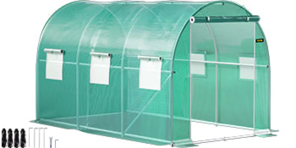 Serre Tunnel Etanche 15x7x7 à 20x10x7 Pieds