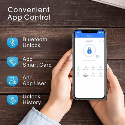 Serrure connectée TTLock IP65 – empreinte, code et application