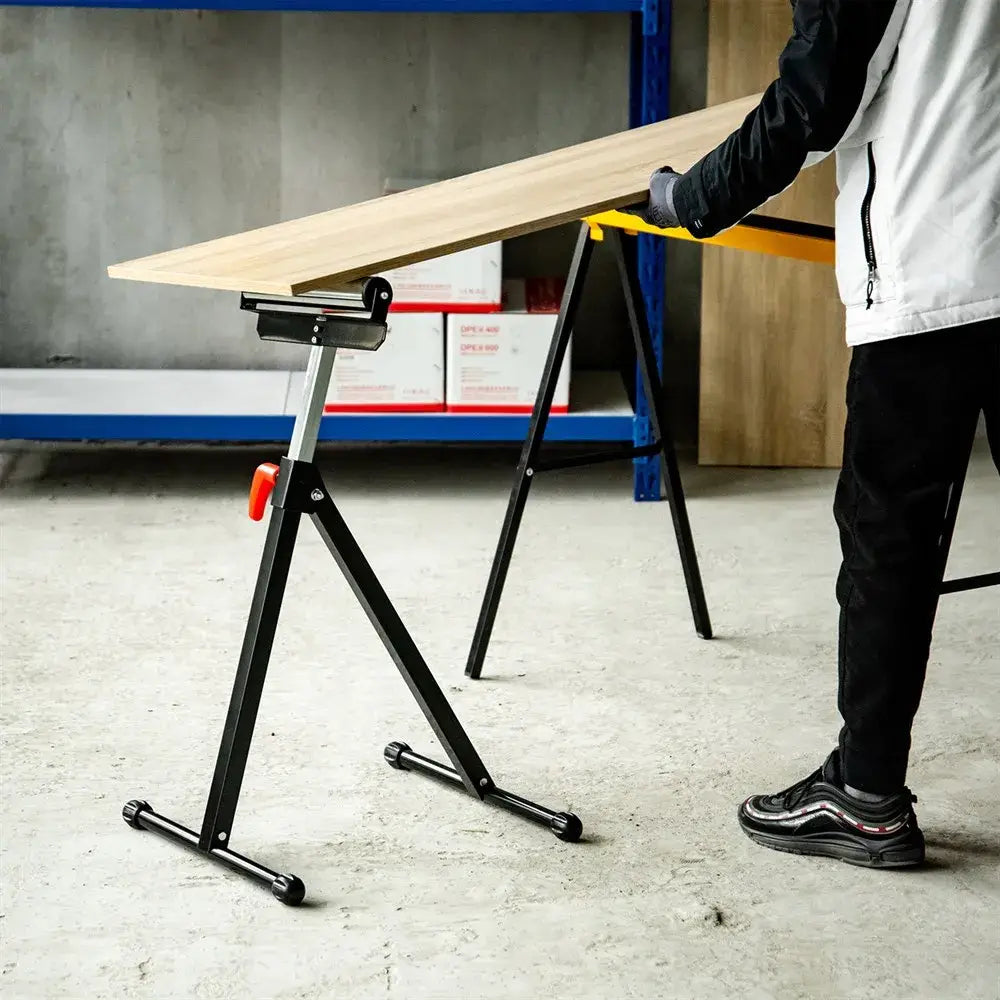 Servante à rouleau réglable 68–110 cm – support pliant - Espagne - servante rouleau réglable atelier