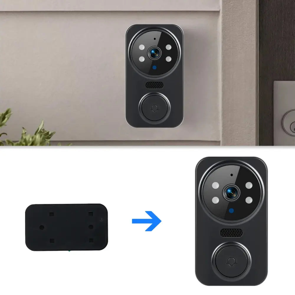 Sonnette vidéo sans fil avec écran IPS 4,3 pouces – photo produit 10