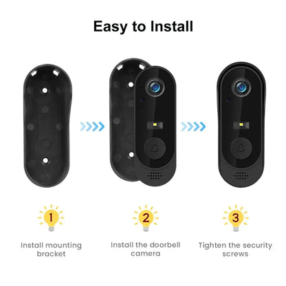 Sonnette vidéo Wi‑Fi IP64 avec vision nocturne – photo produit 7