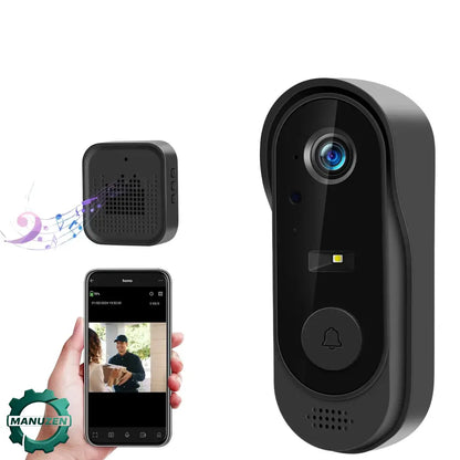 Sonnette vidéo Wi‑Fi IP64 avec vision nocturne – photo produit 5