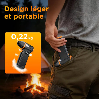 Souffleur dépoussiérant rechargeable 120 W – 3 vitesses - Noir / France - souffleur dépoussiérant rechargeable
