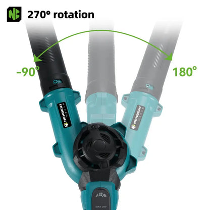 Souffleur Électrique Sans Fil 270° Rotation 3 Vitesses compatible Makita