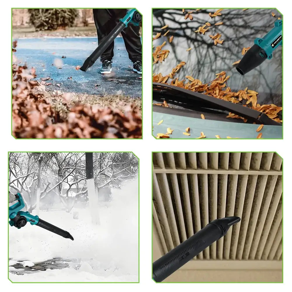 Souffleur Électrique Sans Fil 270° Rotation 3 Vitesses compatible Makita