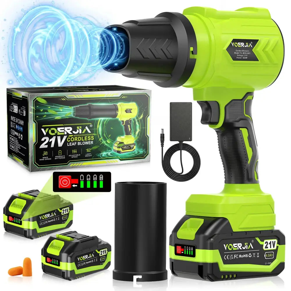 Souffleur sans fil 21 V 600 W – 2 batteries 4 Ah – détail 2