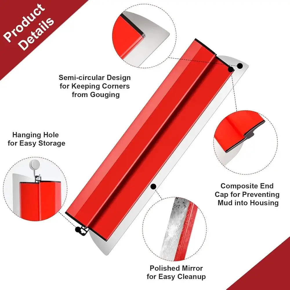 Spatule de lissage 80 cm en acier inoxydable – détail produit 3