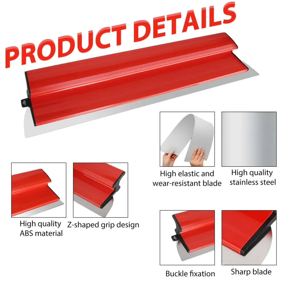 Spatule Inox Pour Mur Lissage Papier Peint Ensemble 4 Pièces - 1 set / France