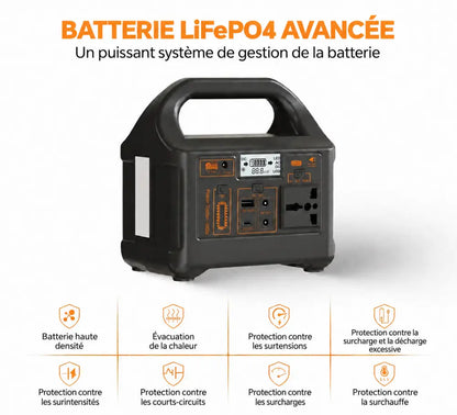 Station électrique Gaiaray 200 W – texte en français