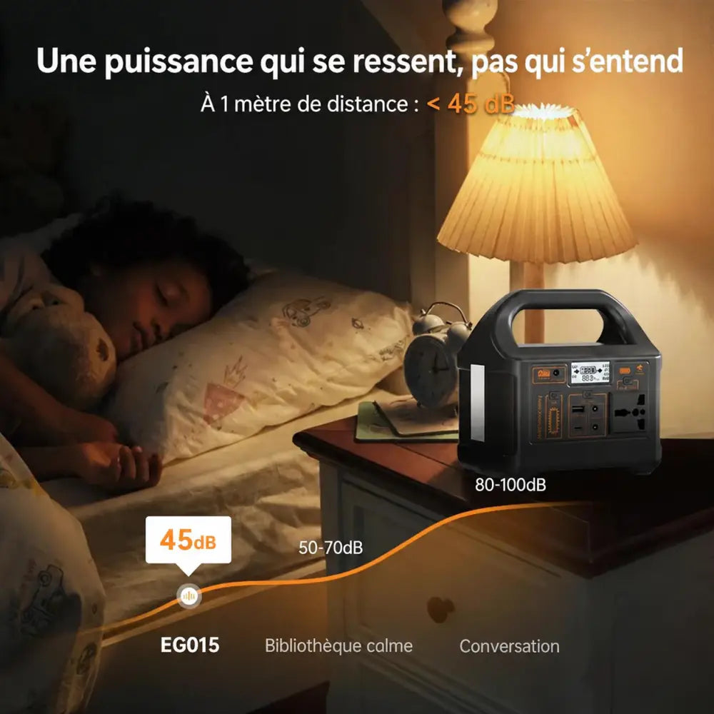Station électrique Gaiaray 200 W – texte en français