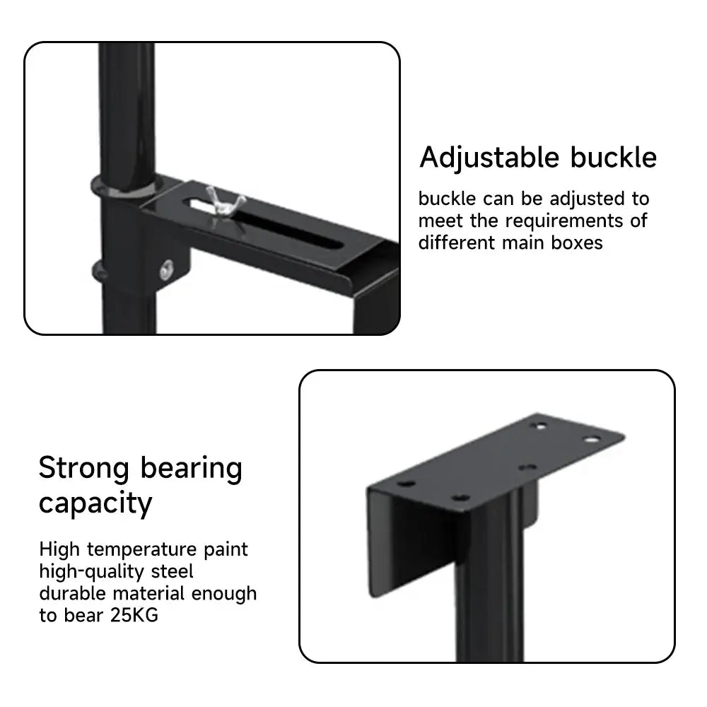 Support de boîtier PC sous bureau, rotatif à 360°