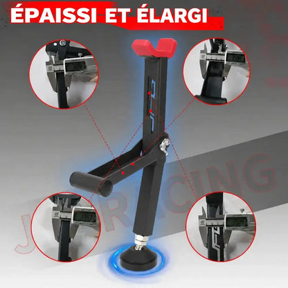 Support de roue moto – texte en français