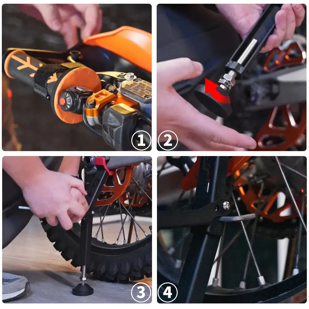Support de levage moto portable – modèles A et B - support levage moto portable