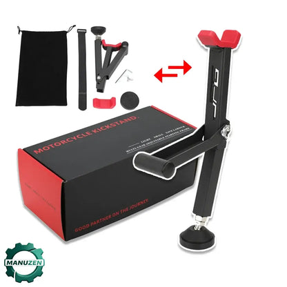 Support de levage moto portable – modèles A et B - Modèle A, rouge / Stock Central - support levage moto portable