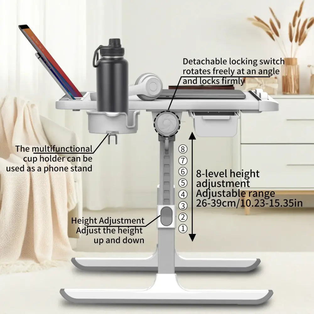 Support d’ordinateur portable pliable et réglable pour canapé