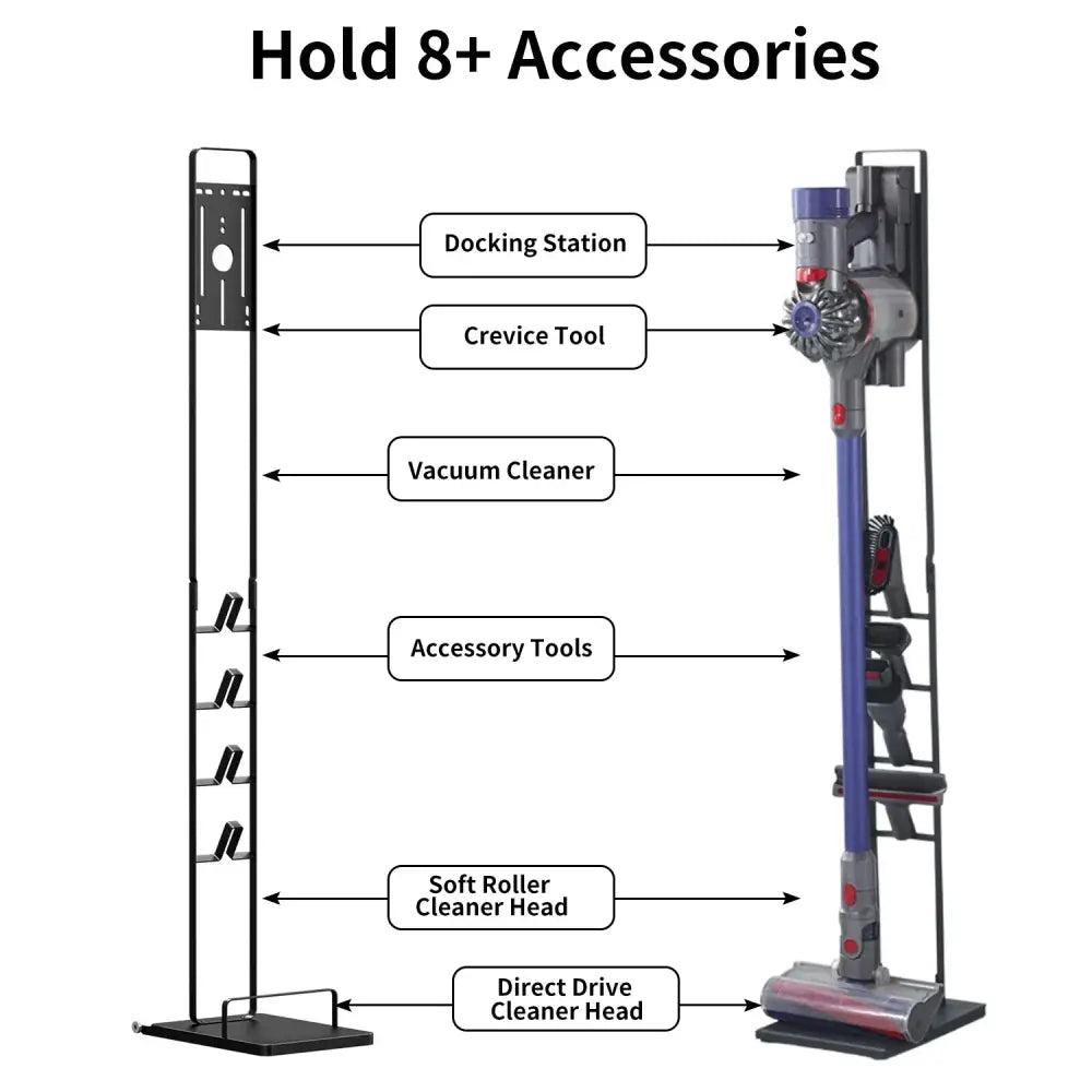 Support métallique pour aspirateurs Dyson V6 à V15