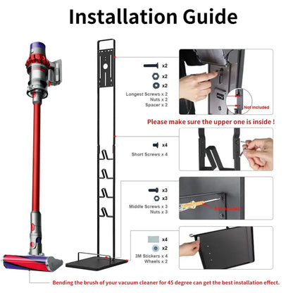 Support métallique pour aspirateurs Dyson V6 à V15