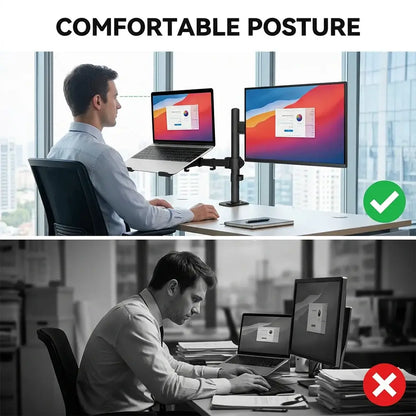 Support moniteur universel 27 pouces, rotation à 90°