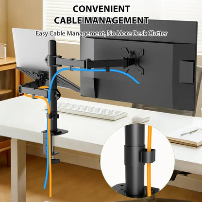 Support moniteur universel 27 pouces, rotation à 90°