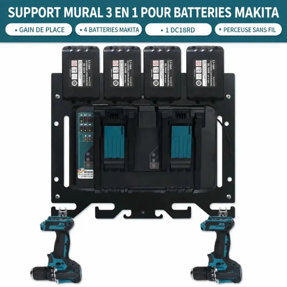 Support mural Makita – texte en français