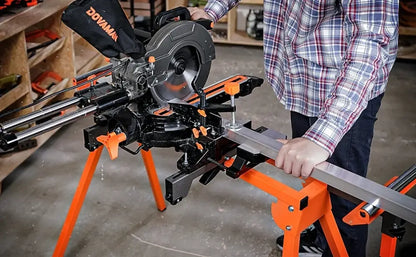 Support pour scie à onglet pliable DOVAMAN 150 kg