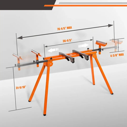 Support pour scie à onglet pliable DOVAMAN 150 kg