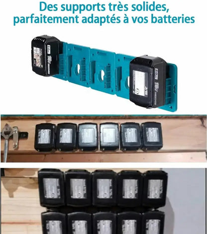 Supports de batteries – texte en français