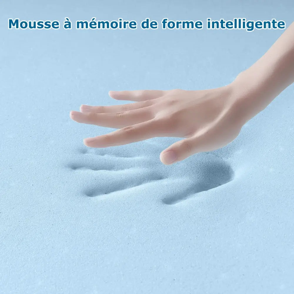 Surmatelas mémoire de forme 8 cm – housse lavable - Surmatelas mémoire de forme