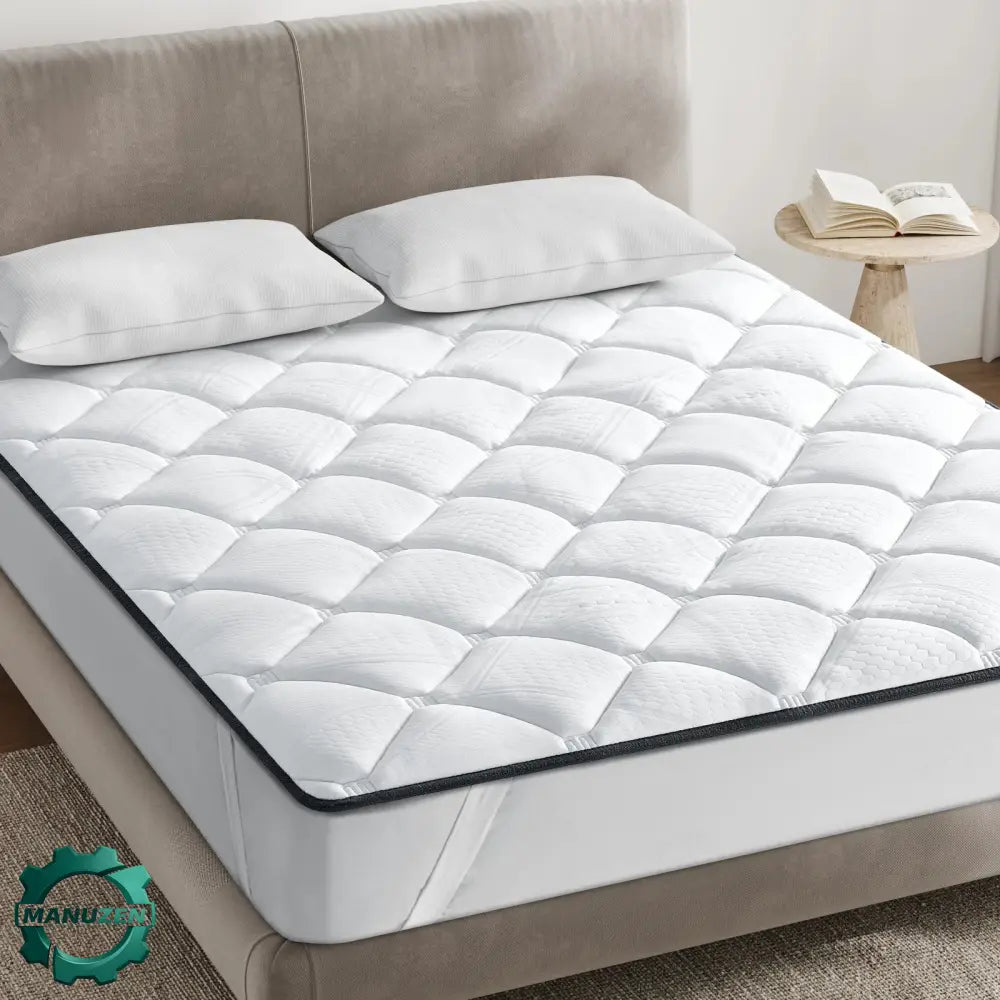 Surmatelas mousse 4 cm avec sangles élastiques - 140 × 190 cm / France - surmatelas mousse 4 cm