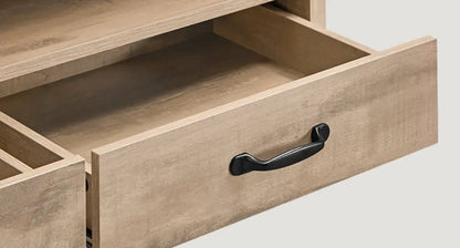 Table basse relevable avec rangement et 2 tiroirs – 100 × 50 cm