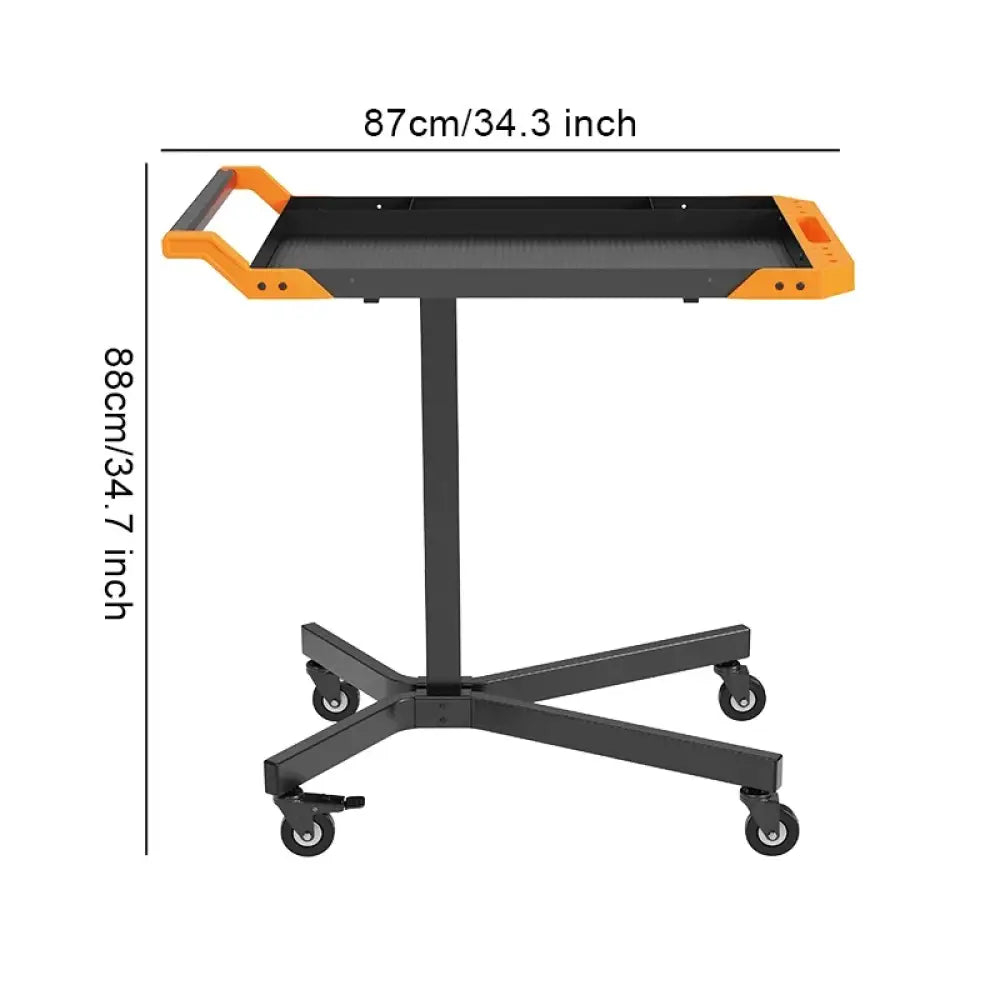 Table d’atelier mobile réglable en hauteur – 8 positions - Noir / Allemagne - Table atelier mobile réglable hauteur