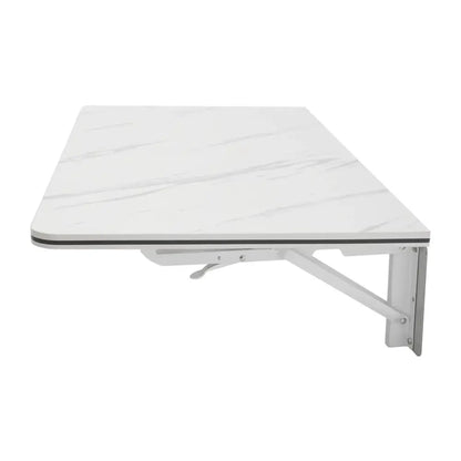 Table Murale Rabattable 80 × 40 cm – Charge 30 kg - Blanc / Espagne - Mobilier gain de place