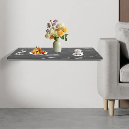 Table Murale Rabattable 80 × 40 cm – Charge 30 kg - Mobilier gain de place