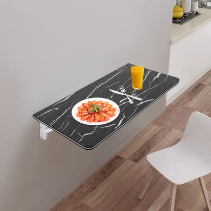 Table Murale Rabattable 80 × 40 cm – Charge 30 kg - Mobilier gain de place