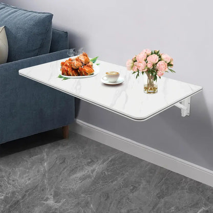 Table Murale Rabattable 80 × 40 cm – Charge 30 kg - Mobilier gain de place