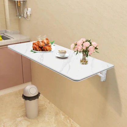 Table Murale Rabattable 80 × 40 cm – Charge 30 kg - Mobilier gain de place