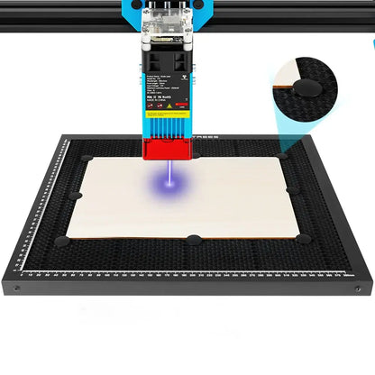 Table Nid D'Abeille Laser Pour Découpe Gravure 300 400 500 600mm Noir