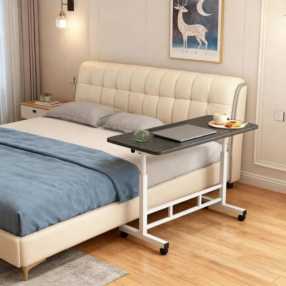 Table ordinateur inclinable à roulettes – 60 ou 80 cm - table ordinateur inclinable roulettes