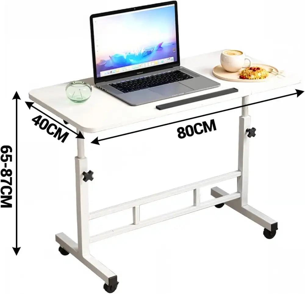 Table ordinateur inclinable à roulettes – 60 ou 80 cm - table ordinateur inclinable roulettes
