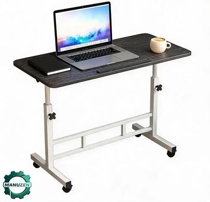Table ordinateur inclinable à roulettes – 60 ou 80 cm - Noir / 80 × 40 cm / Allemagne - table ordinateur inclinable