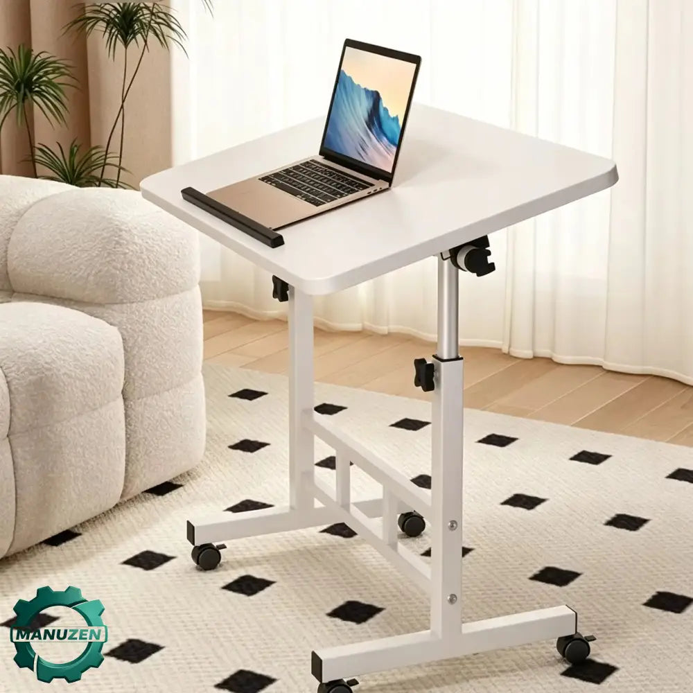 Table ordinateur mobile 60 × 40 cm – blanche - Allemagne - table ordinateur mobile 60x40