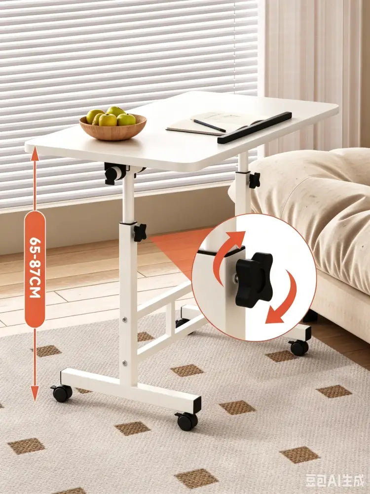 Table ordinateur mobile 60 × 40 cm – blanche - Allemagne - table ordinateur mobile 60x40