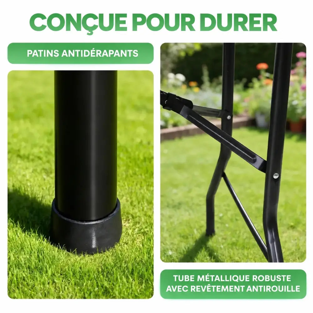 Table pliante – texte en français